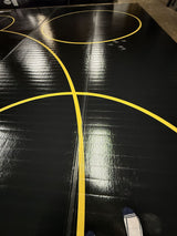 Flex 3 Wrestling Mat 41' 4"' x 47'  Black 7 Sections