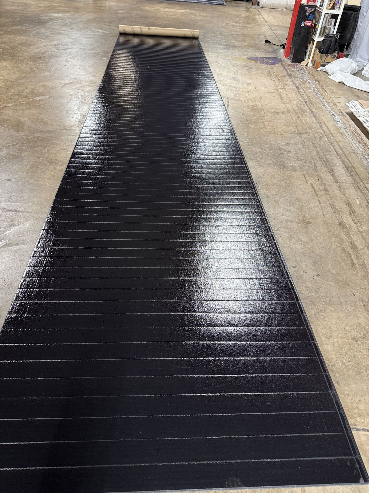 Flex 3 Wrestling Mat 6' x 30'  Black 1 Section