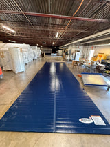 Flex 3 Wrestling Mat 10' x 30'  Navy Blue - 2 Section
