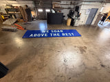 Flex 3 Wrestling Mat 5' x 18' 10"  Bright Blue with Lettering 1 Section