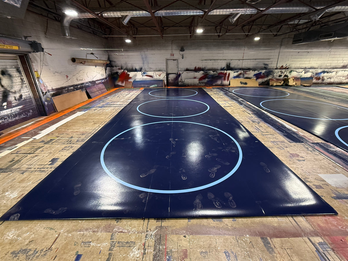 Classic 1.25" Thick 35' 6" X 13' 9" Navy Blue 1 Sections