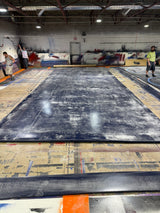 Classic 1.25" Thick 35' 6" X 13' 9" Navy Blue 1 Sections