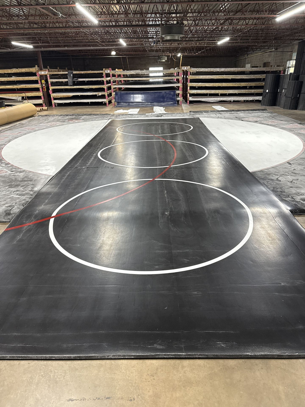 13'10"x 41'10" Black Classic Mat - 1.25" thick: STCK-120525-A - 1 section