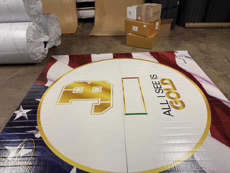 Flex 3 Home Mat - 10' x 9'3" JB Flack taped mat - 2 Sections