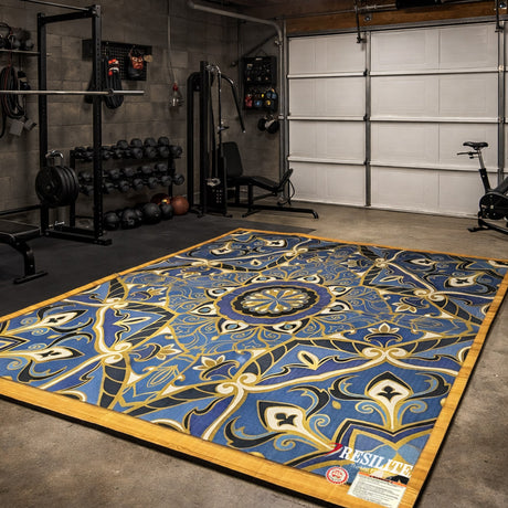 Resilite Home Use Wresting Mat in a home gym