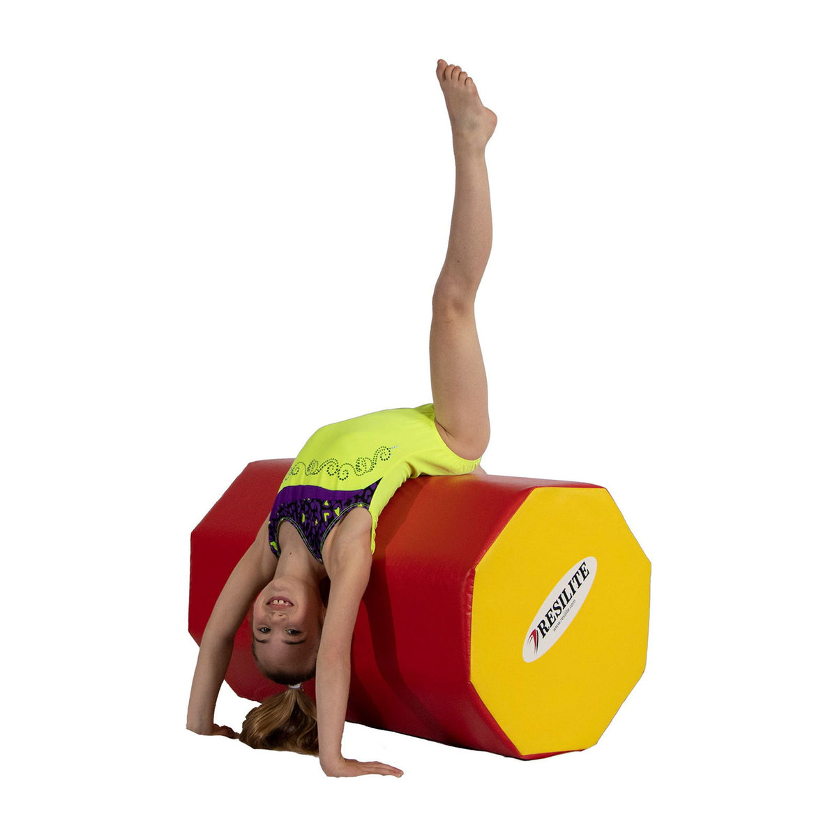 Solid Color Octagon Barrels for Gymnastics and Tumbling Resilite