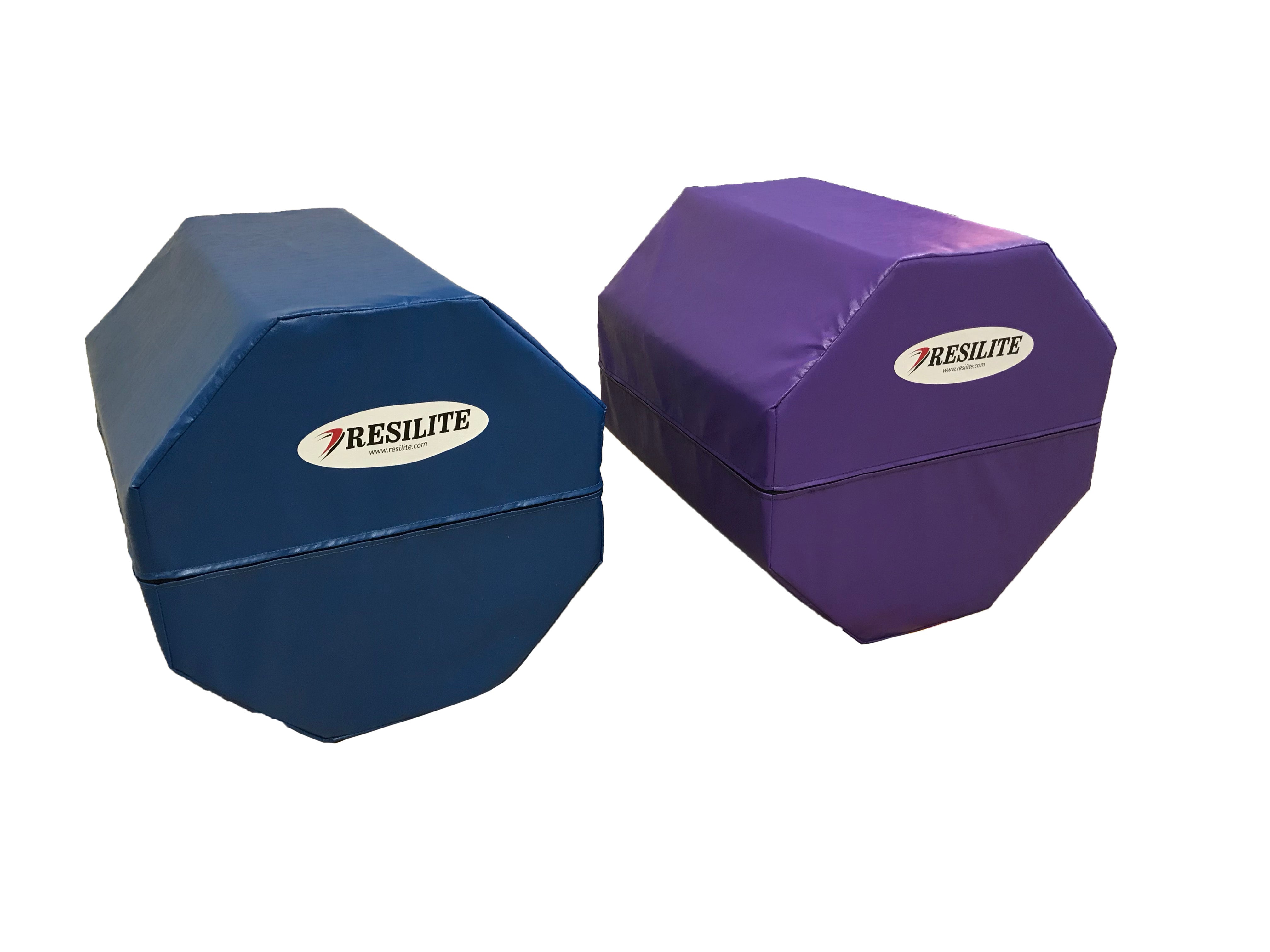 Solid Color Octagon Barrels for Gymnastics and Tumbling | Resilite