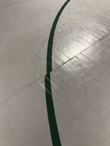 Liteweight Painted Wrestling Mat  42' x 42' Light Gray with black logo