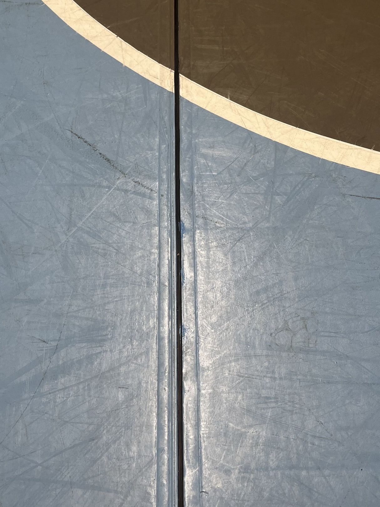 Flex 3 Wrestling Mat  38' x 37'2" Dark Gray and Sky Blue - Resi-Lock