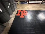Flex 3 Wrestling Mat 40' x 40' Black With Orange Markings