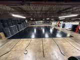 Flex 3 Wrestling Mat 40' x 40' Black With Orange Markings