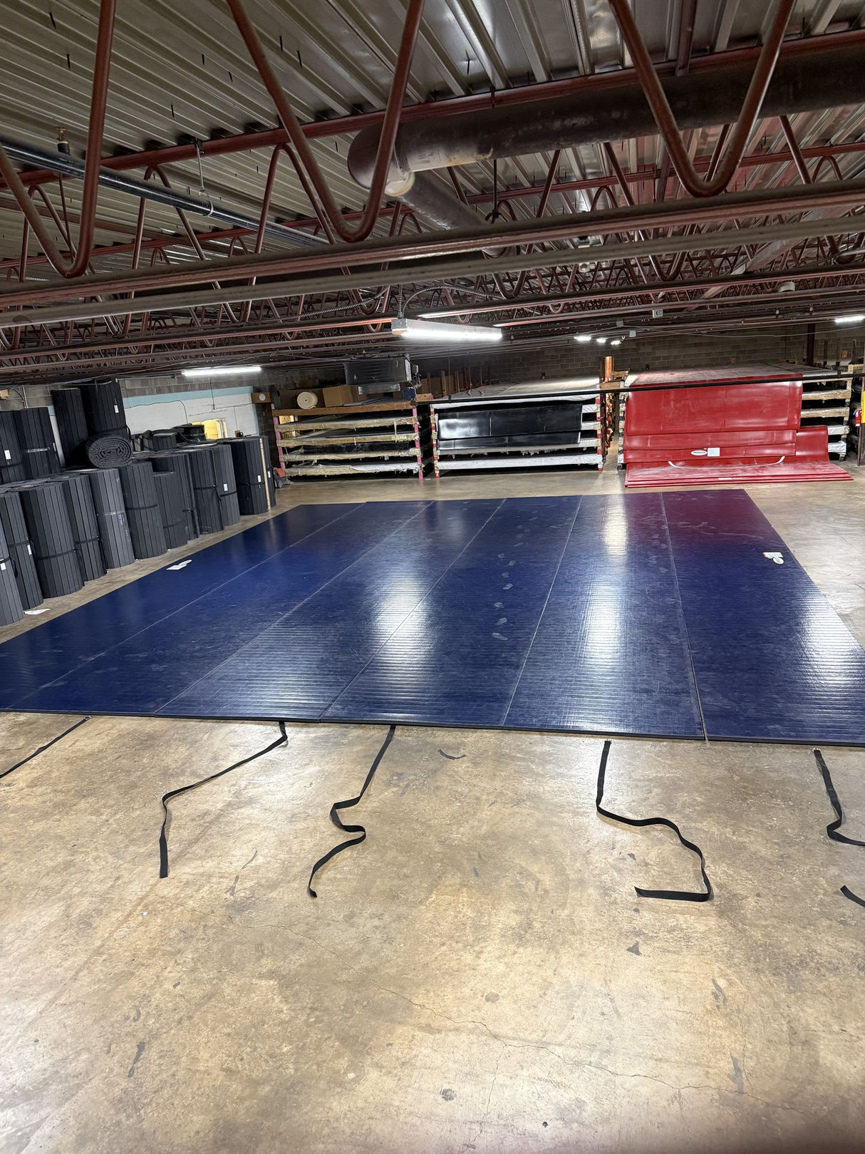 Flex 3 Wrestling Mat 41'9" x 35'11" Navy no markings