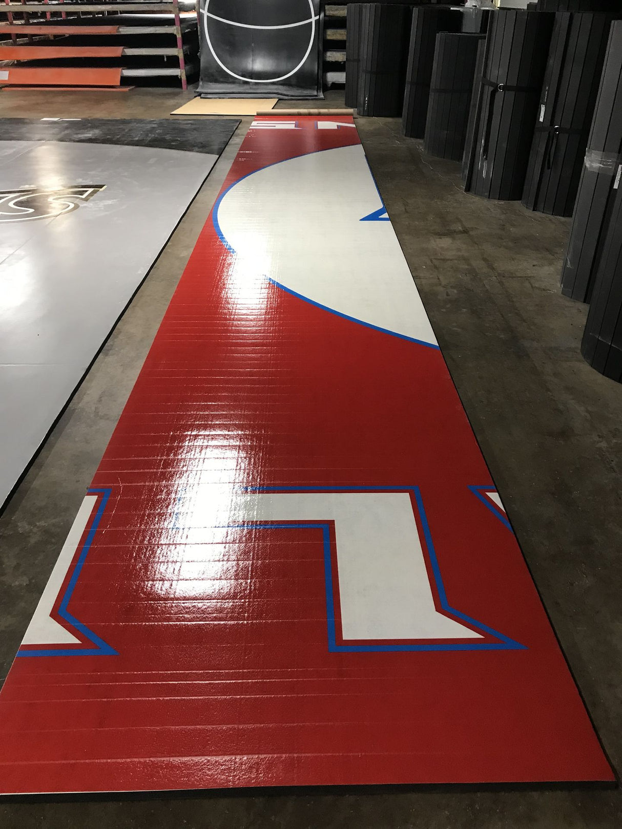 Flex 3 Wrestling Mat -   6' x 42' - Red