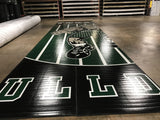 Flex 3 Wrestling  12' x 42' Black and Kelly Green - 2 Sections