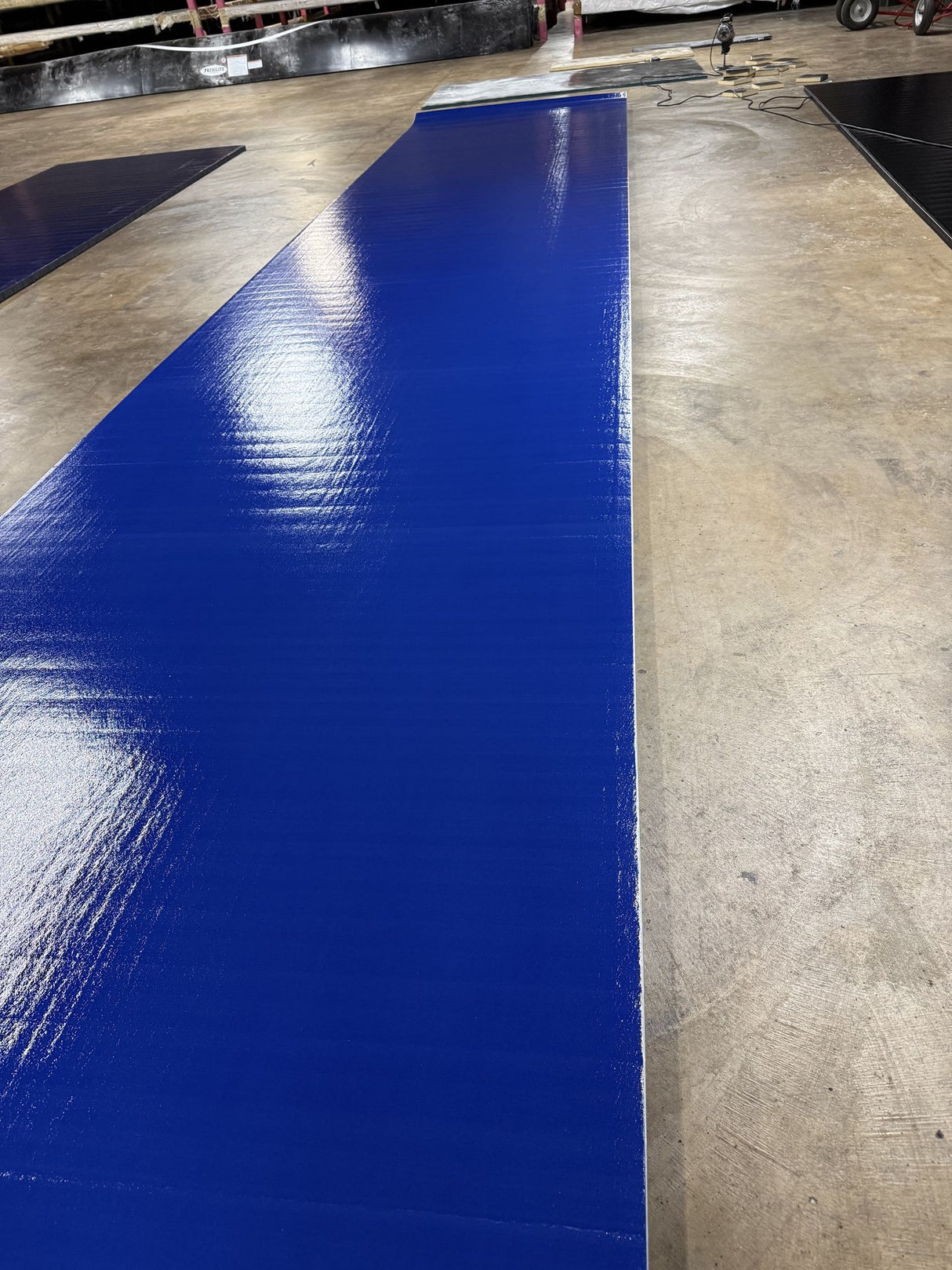 Flex 3 -Wrestling Mat 6' x 42' Bright Blue
