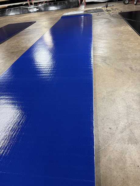 Flex 3 -Wrestling Mat 6' x 42' Bright Blue