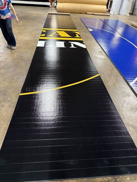 Flex 3 Wrestling   - 6' x 39' 3" Black - 1 Section