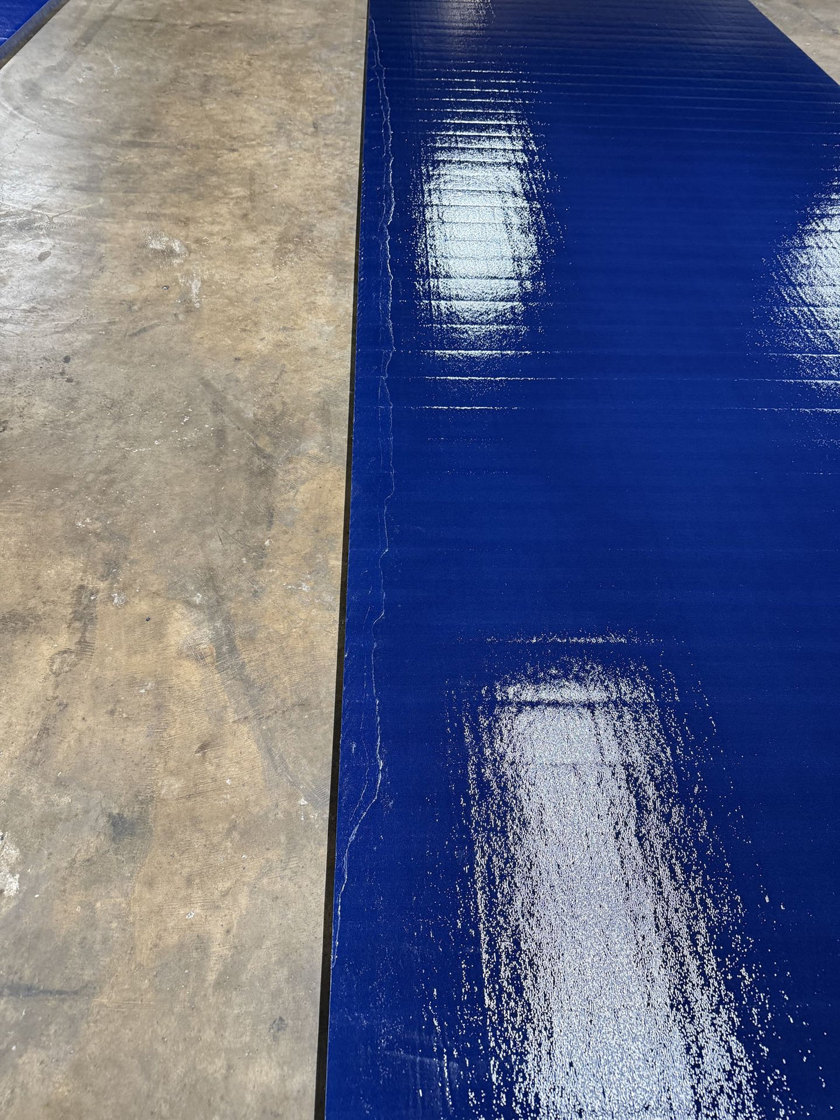 Flex 3 -Wrestling Mat - 5'11" x 40' Cobalt - 1 Section