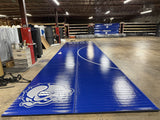 Flex 3 Wrestling 11' x 40' Bright Blue - 2 Sections