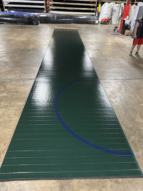 Flex 3 Wrestling Mat -  6' x 36'10" Dark Green - 1 Section