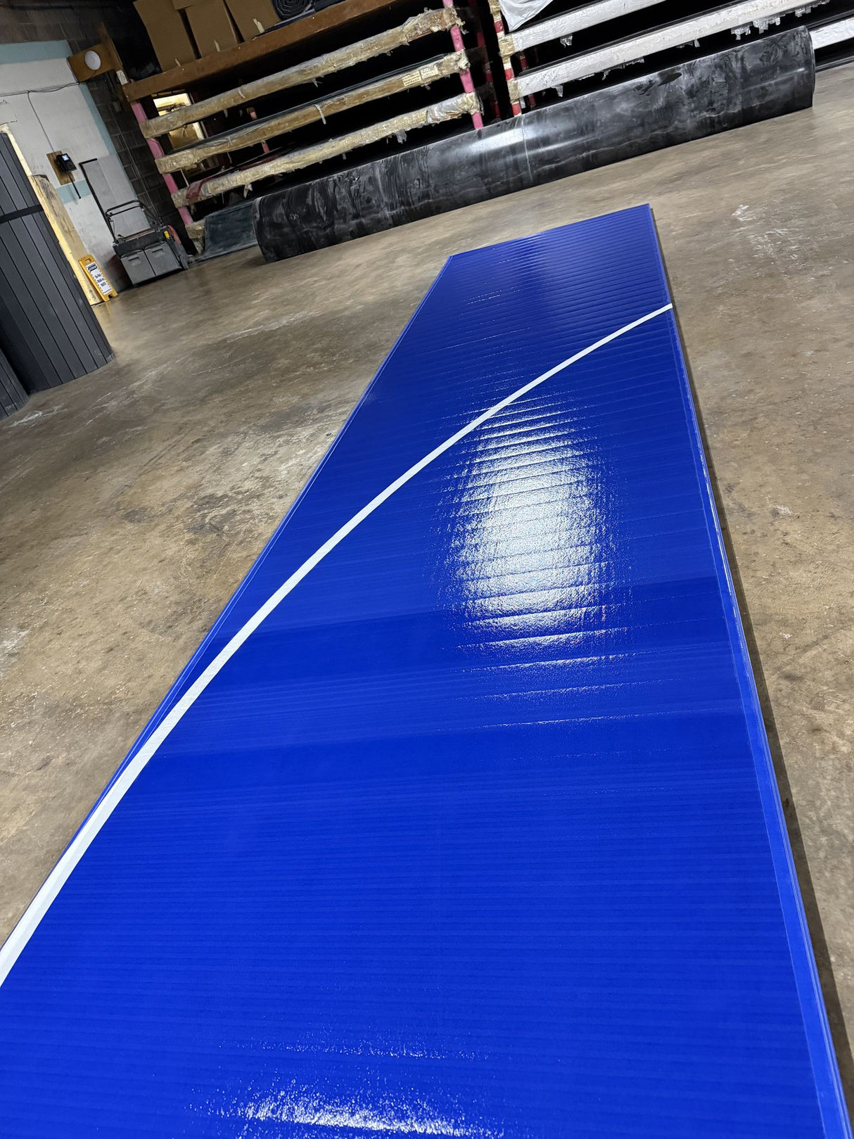 Flex 3 Wrestling Mat - 5' x 38' Bright Blue