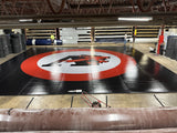 Flex 3 Wrestling Mat 42' x 42' Black and Red