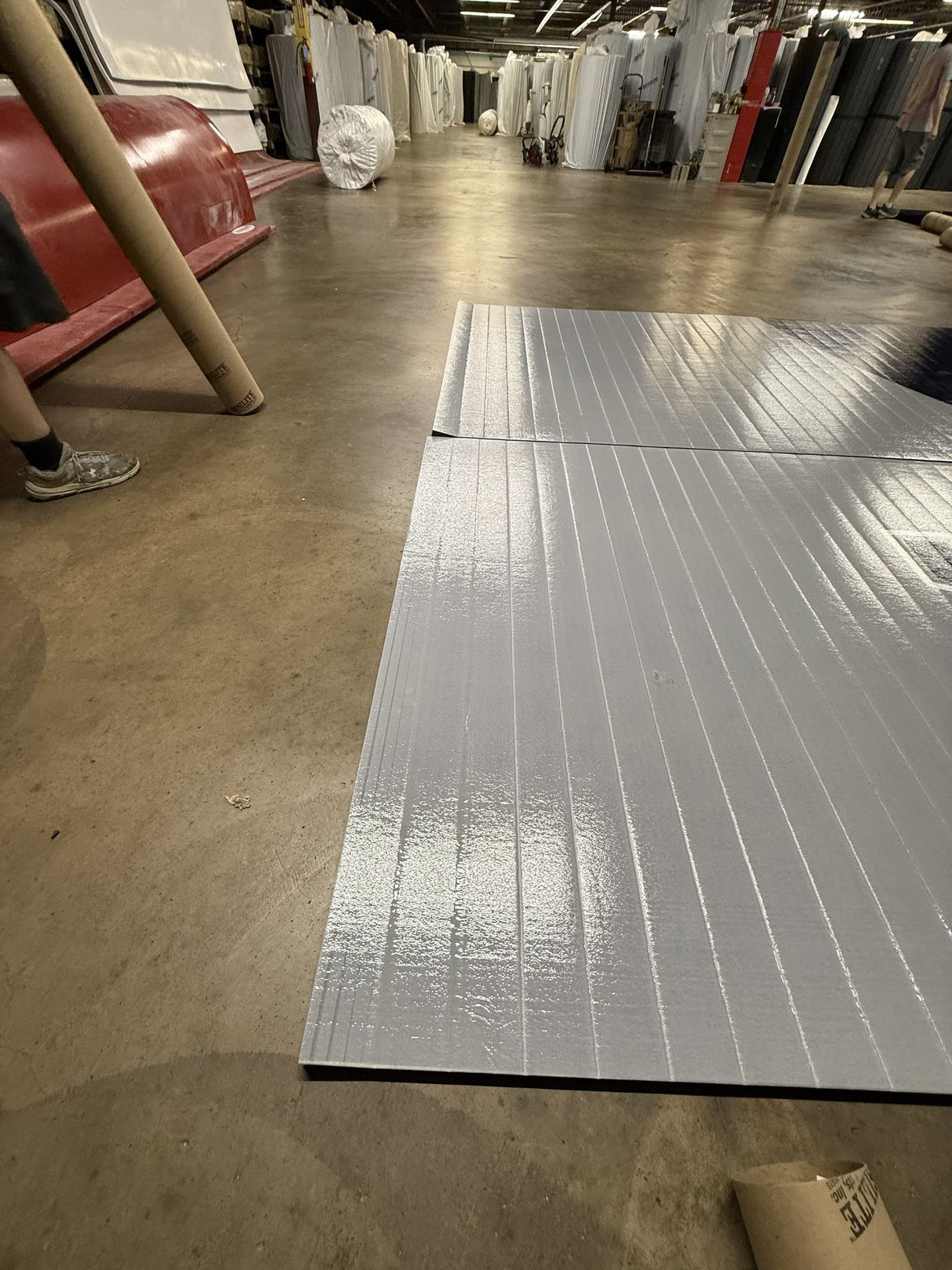 Flex 3 Wrestling Mat 12' x 42' Light Gray