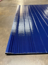 Flex 3 Wrestling Mat 6' x 42' Cobalt With Gold Lines - 1 Section
