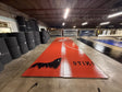 Flex 3 Wrestling Mat 12' x 42' Red with white - Resilite Sports Products