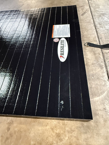 Flex 3 Wrestling Mat 6' x 42' Black with red, gray, and white - 1 Section