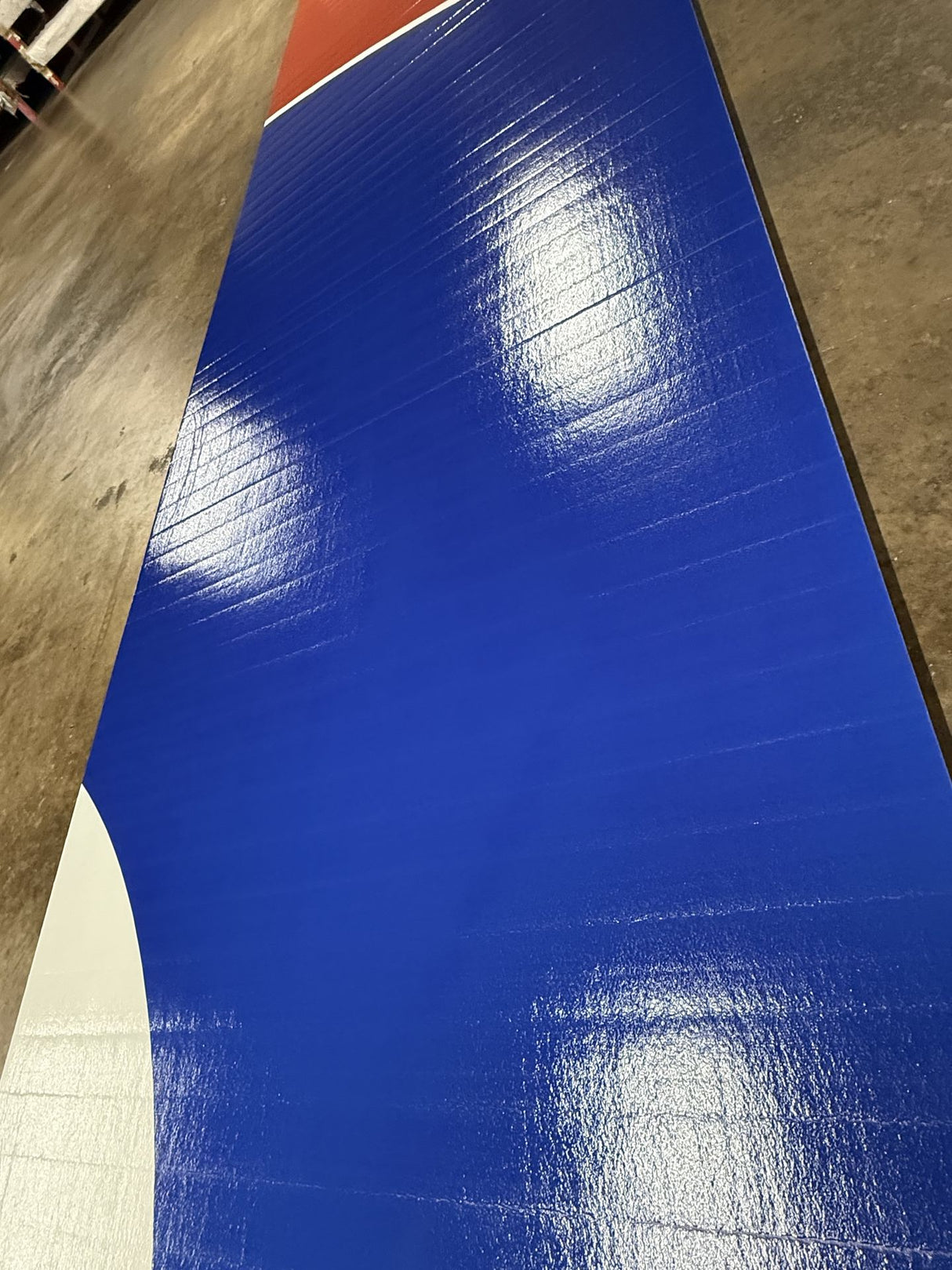Flex 3 Wrestling Mat 6' x 40' Red White and  Blue - 1 Section