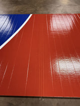 Flex 3 Wrestling Mat 6' x 40' Red White and  Blue - 1 Section