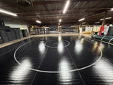 Flex 3 Wrestling Mat 38' x 39' Taped mat Black
