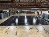 Flex 3 Wrestling Mat 38' x 39' Taped mat Black