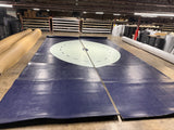 Classic Wrestling Mat Classic 625 - 29' x 52'7" Midnight and white - 2 Sections