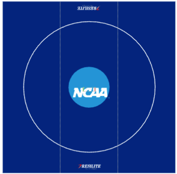 2026 NCAA Wrestling Championship Mat - 42' x 42' Classic Mat
