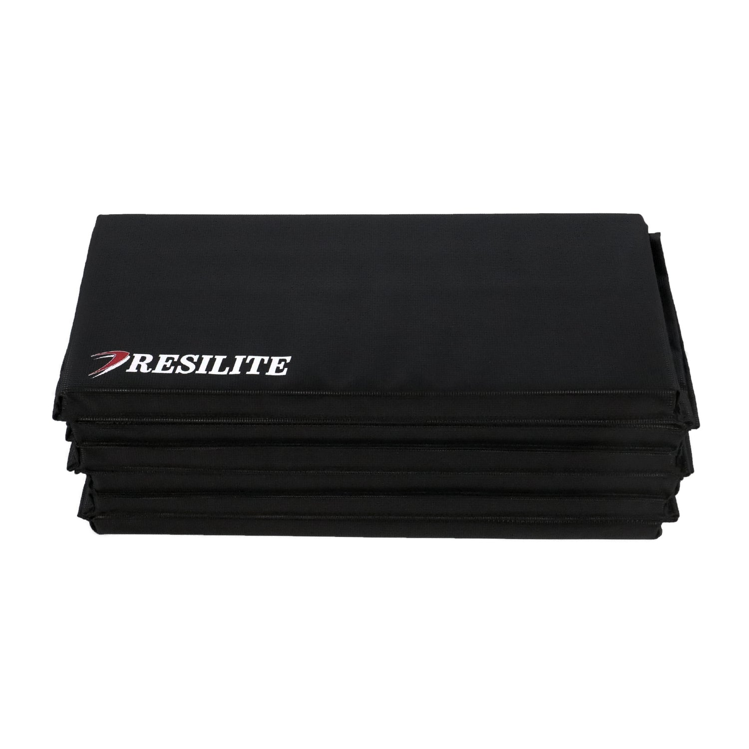 OmniMats stacked and set up for step-up workouts.