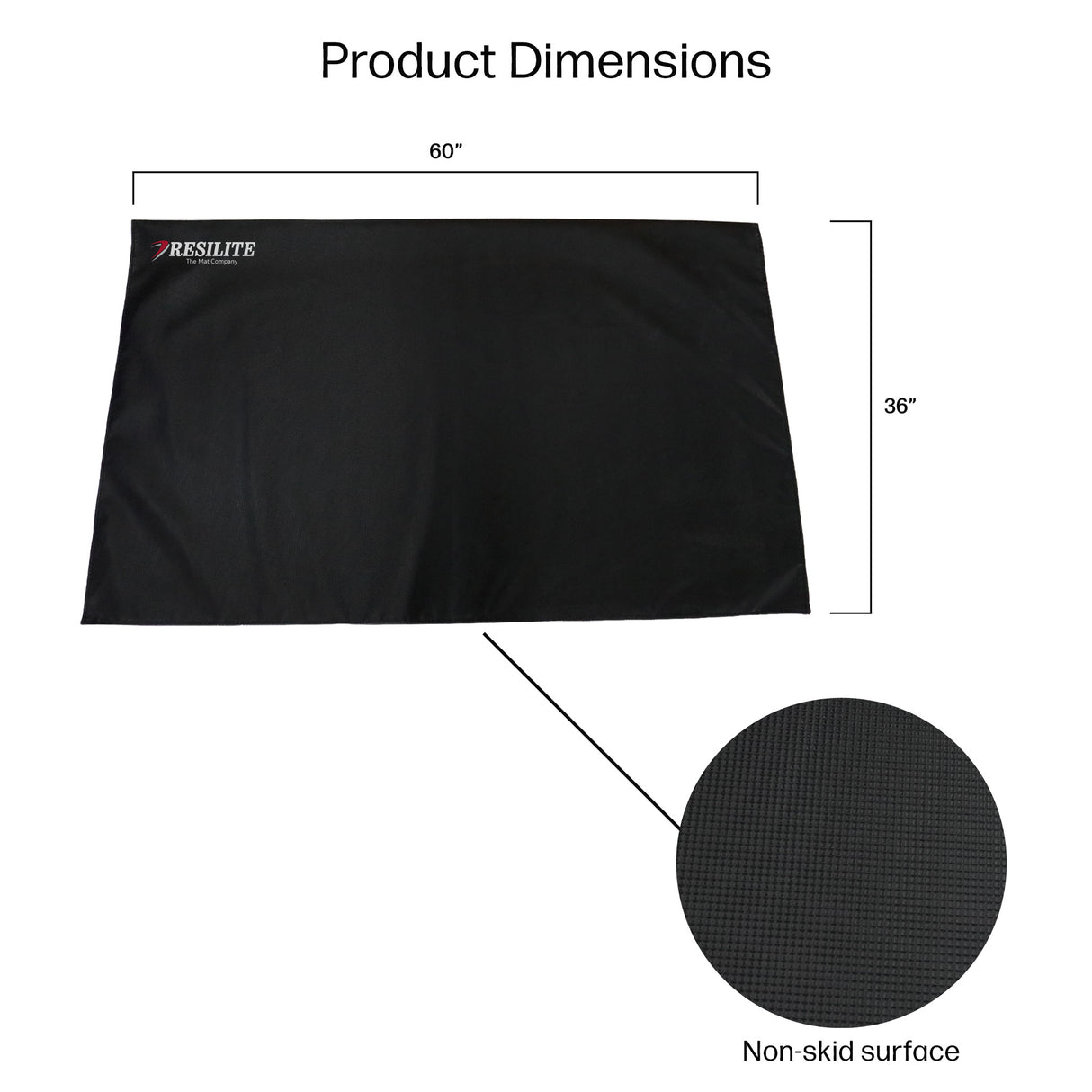 The Mat Grip Two-Sided Non-Skid Pad 30" x 60" Non-Skid Mat Pad