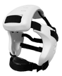 Earguard XP Wrestling Headgear - Youth White with Black Straps - Resilite Sports Products