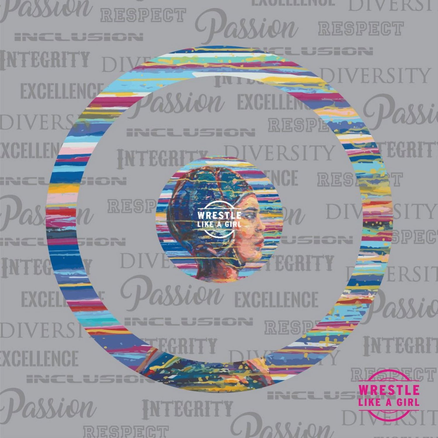 Wrestle Like A Girl Signature Series Mat - Resilite Mats