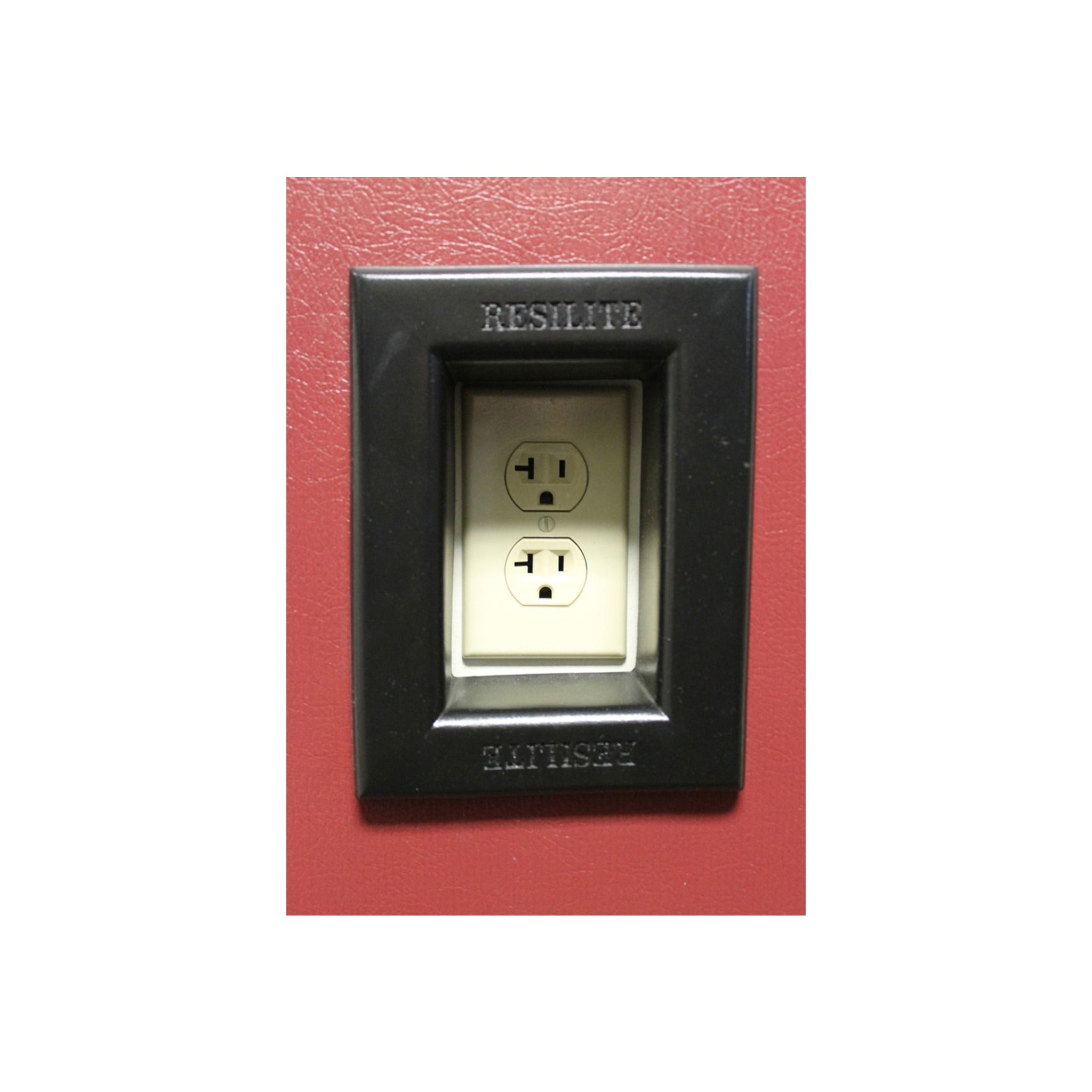 Rubber Outlet Receptacle Cover for Wainscot Wall Padding